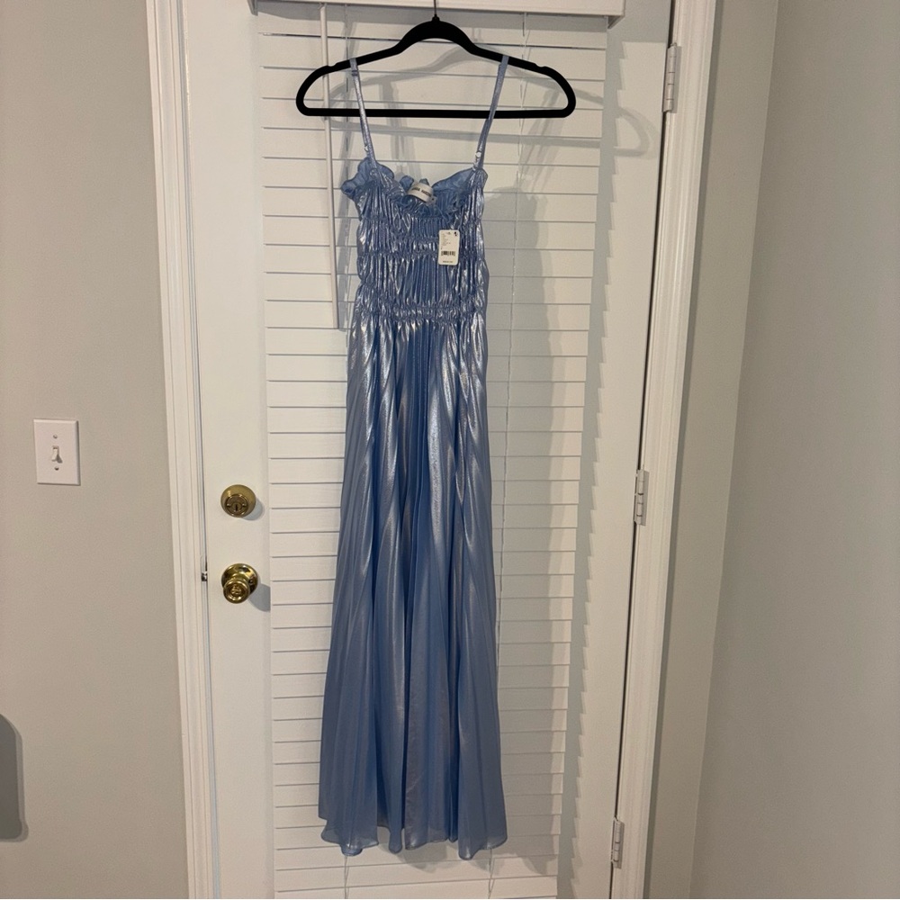 NWT Georgia Hardinge “Metal Dress” – Size 6 – Light Blue - Picture 3 of 4